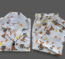 White Pure Cotton Night Suit With Chota Bheem