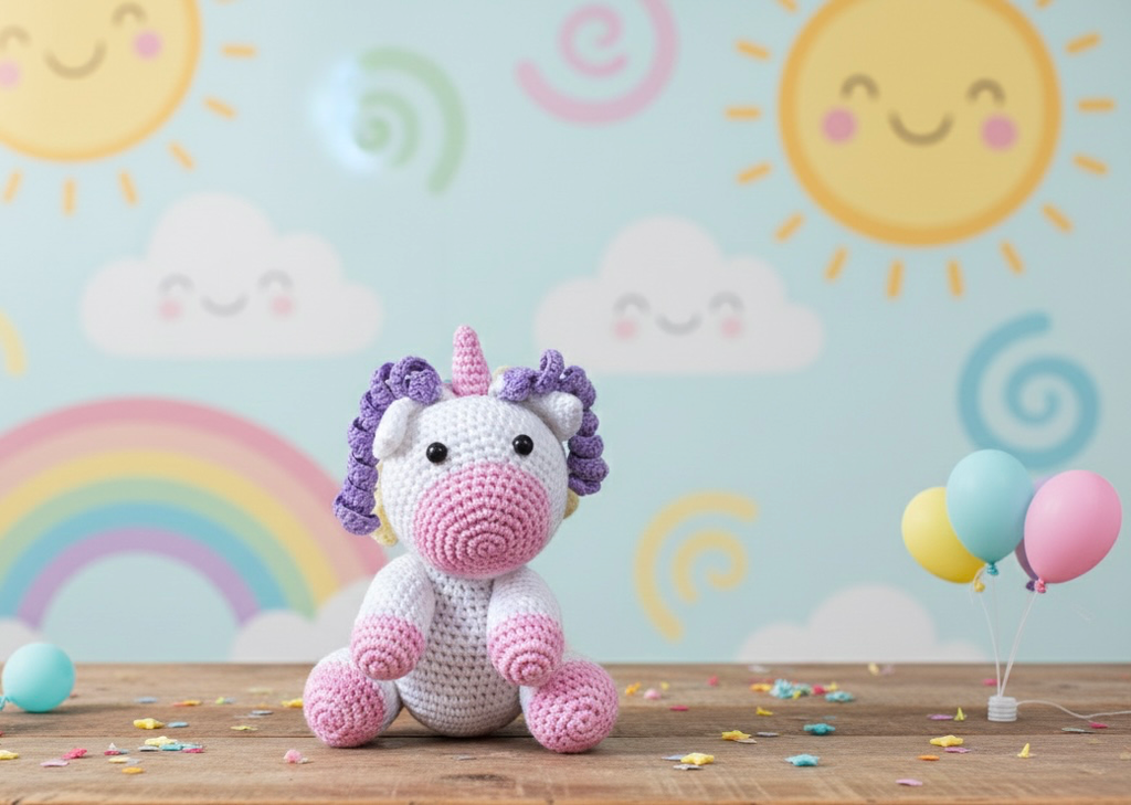 Handmade Crochet Unicorn